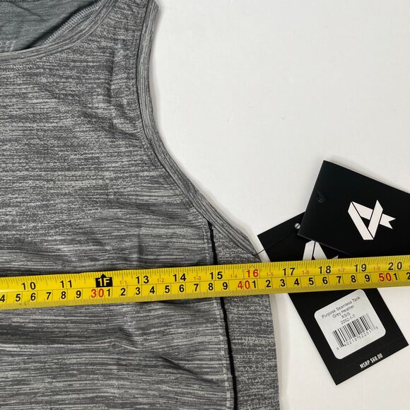 NWT Women’s Fourlaps Purpose Seamless Tank Grey Heather Size XS/S #396 - Picture 11 of 12